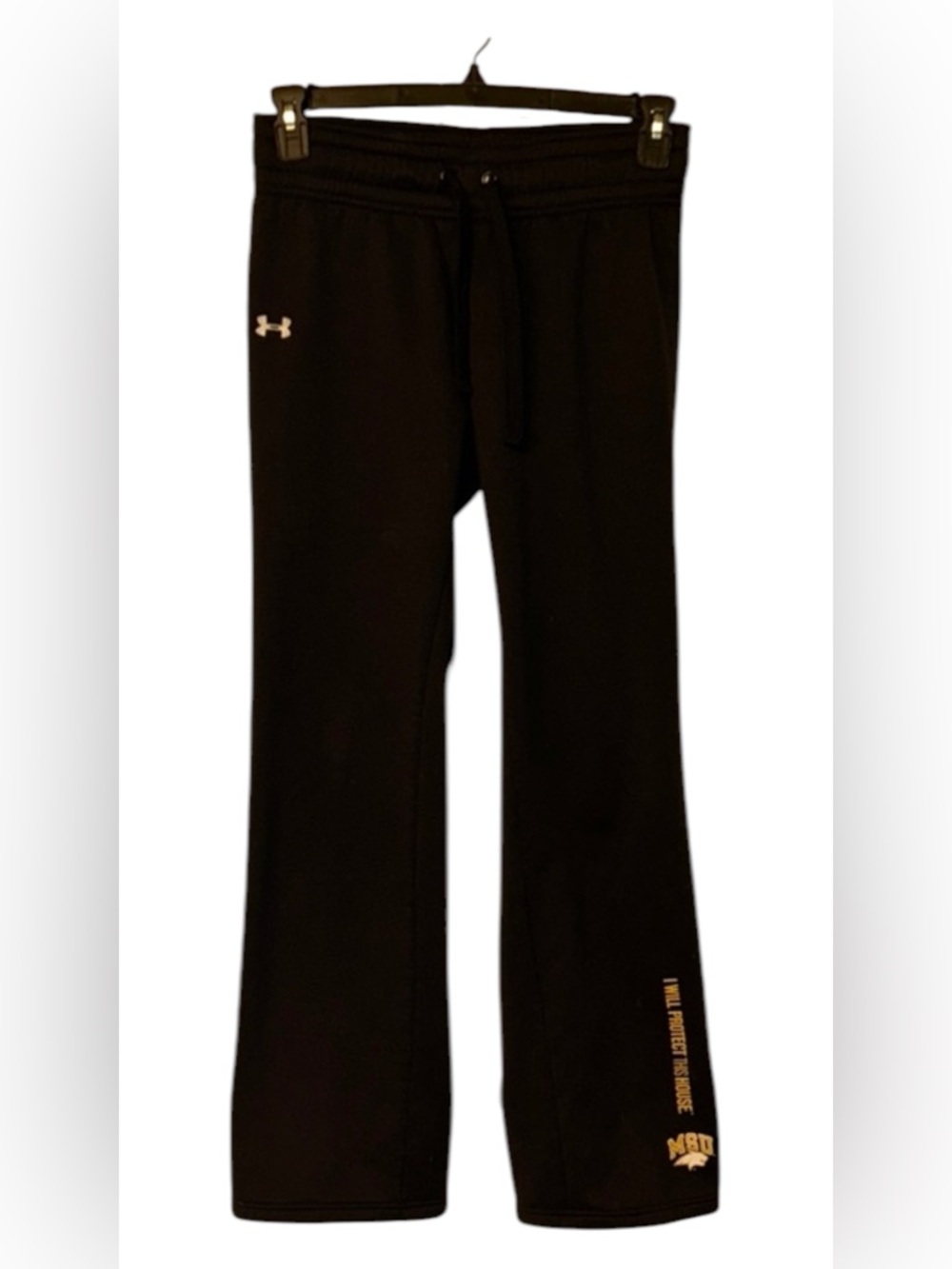 Under Armour Black Joggers MSU college small